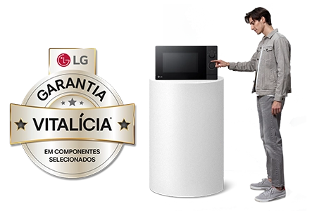 LG Garantia Vitalícia em componentes selecionados