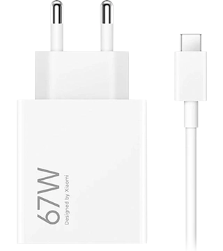 Carregador Xiaomi 67W Hypercharge + cabo USB-A / USB-C