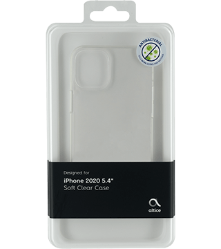 capa silicone para iphone 12 mini transparente embalagem  