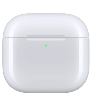 airpods 4 branco caixa fechada frente  .