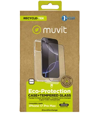 Muvit case + iPhone 17 Pro Max film
