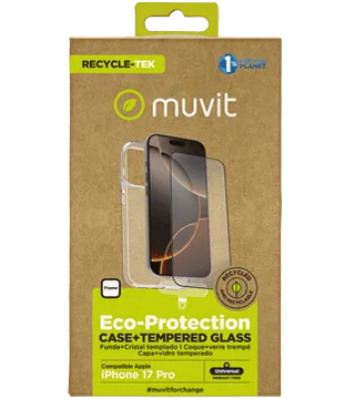 Muvit case + iPhone 17 Pro film