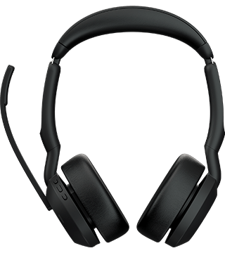 headset jabra evolve2 55 preto frente  