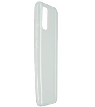 capa silicone samsung galaxy a02s transparente lado  