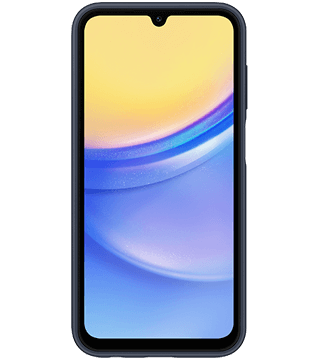 capa porta cartoes samsung galaxy a15 azul frente  