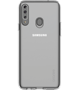 capa silicone samsung galaxy a20s transparente  