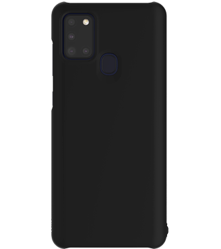 capa premium samsung galaxy a21s preto costas  