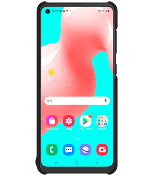 capa premium samsung galaxy a21s preto frente  