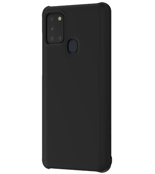 capa premium samsung galaxy a21s preto perfil  
