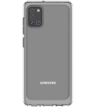 capa silicone samsung galaxy a31 transparente costas  