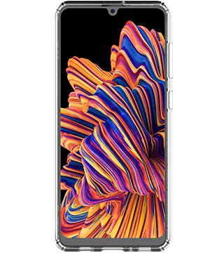 capa silicone samsung galaxy a31 transparente frente  