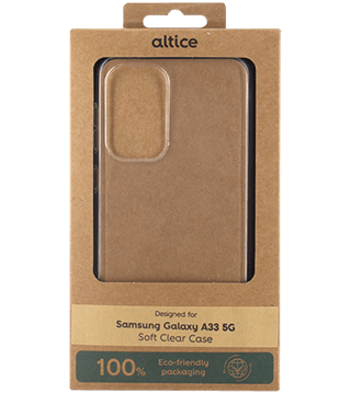 capa silicone samsung galaxy a33 transparente caixa  