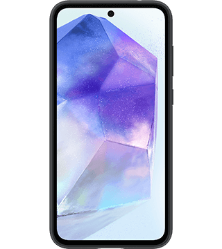 capa samsung silicone para galaxy a55 preto frente  