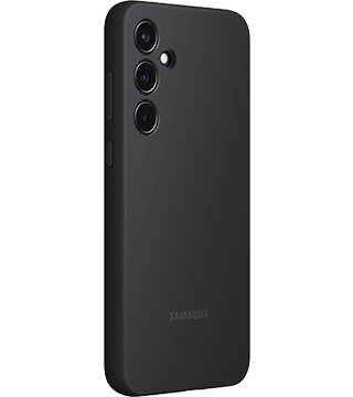 capa samsung silicone para galaxy a55 preto perfil  