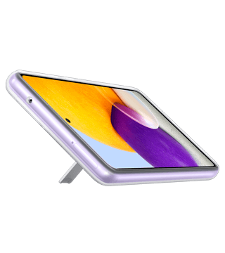 capa clear stand samsung galaxy a72 transparente suporte  