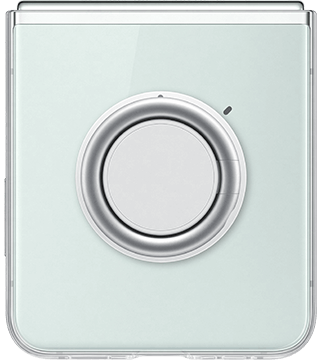 capa transparente samsung galaxy z flip5 com anel frente fechado  