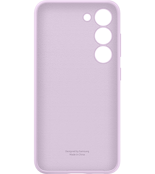 capa samsung silicone para galaxy s23 rosa frente  