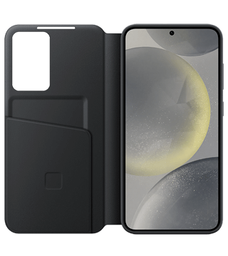 capa smartview samsung galaxy s24 plus preto frente aberta  