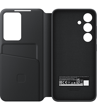 capa smartview samsung galaxy s24 preto aberto  