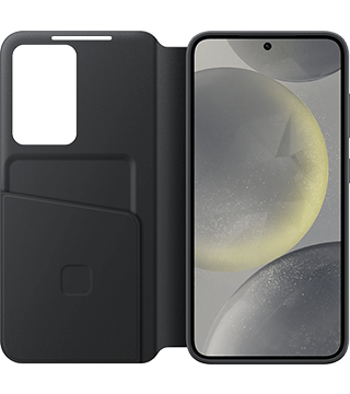 capa smartview samsung galaxy s24 preto aberto telemovel  