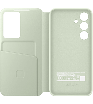 Capa SmartView Samsung Galaxy S24 capa smartview samsung galaxy s24 verde aberto