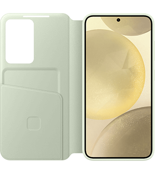 Capa SmartView Samsung Galaxy S24 capa smartview samsung galaxy s24 verde aberto telemovel