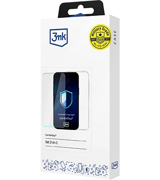 Capa Transparente + Película protetora 3mk para Samsung Galaxy S25+