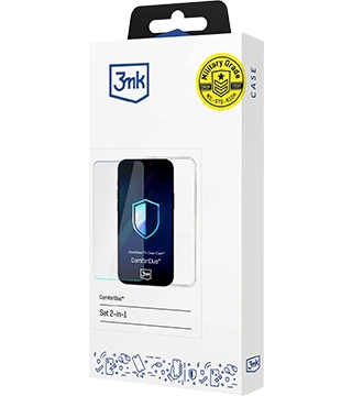 Capa Transparente + Película protetora 3mk para Samsung Galaxy S25