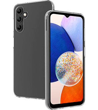 MBW Gel Case Galaxy A14 4G/5G mbw gel case galaxy a14 transparente frente costas