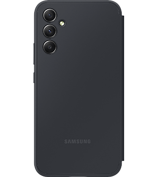 capa smart view wallet samsung galaxy a34 preto costas  
