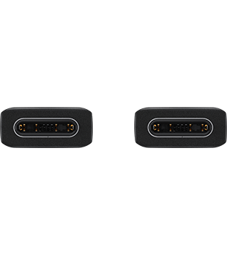 cabo samsung usb c para usb c preto topo  