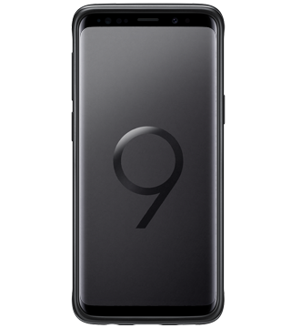 Capa de proteção para Samsung Galaxy S9 capa protecao samsung galaxy s9 detalhe frente preto