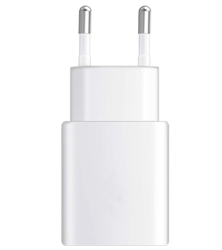adaptador corrente powerdelivery 20w branco frente  