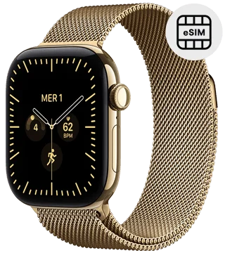 Apple Watch Series 12 Celular 42mm Titânio Milanesa