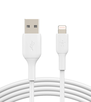 cabo carregamento belkin usb a lightning 1m branco cabo  
