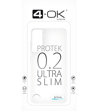 capa 4ok ultra slim para samsung galaxy s2 fe embalagem  