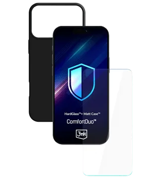 Capa de Silicone 3mk + Vidro para iPhone 17 Pro Max