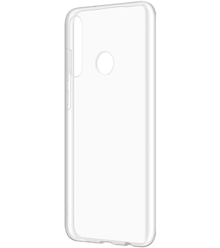 capa silicone huawei y6p transparente frente lado  