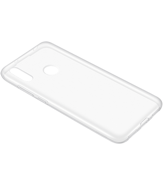 capa silicone huawei y6s transparente deitada  