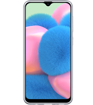 capa silicone samsung galaxy a30s transparente frente  