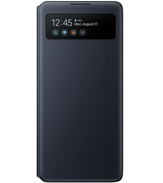 Capa Smart View para Samsung Galaxy S10 Lite capa smart view samsung galaxy s10 lite preto frente fechado