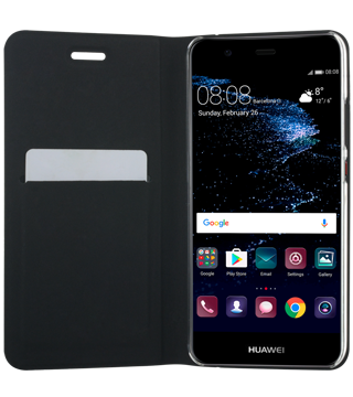 capa flip huawei p10 lite detalhe 1 preto