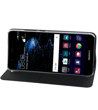 capa flip huawei p10 lite detalhe 2 preto