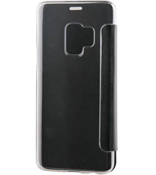 capa flip samsung galaxy s9 plus detalhe costas preto