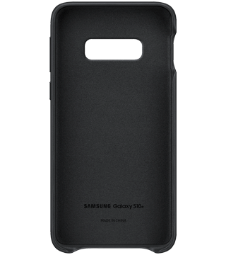 Capa de pele para Samsung Galaxy S10e capa pele samsung galaxy s10e detalhe costas preto