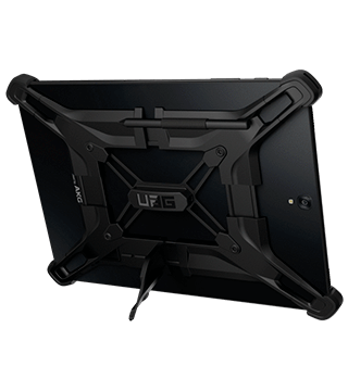 capa robusta universal uag exoskeleton 10 detalhe costas preto