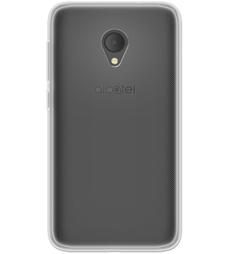 capa silicone alcatel u5 3g detalhe transparente