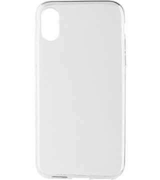 capa silicone iphone xs detalhe transparente