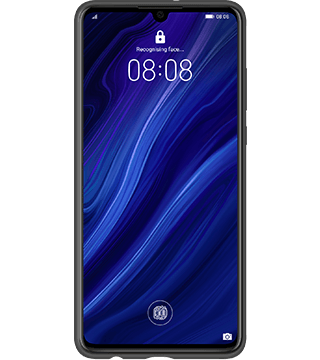 capa silicone huawei p30 frente preto