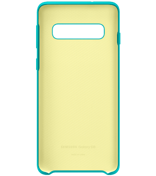 capa silicone samsung galaxy s10 detalhe costas verde